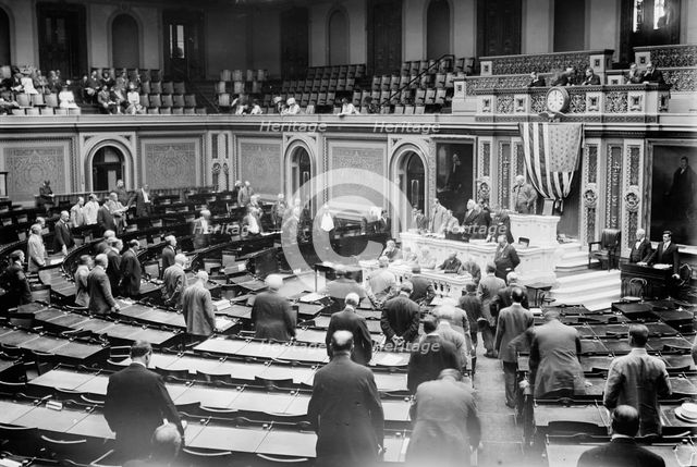 House in session. May 1911. Creator: Bain News Service.