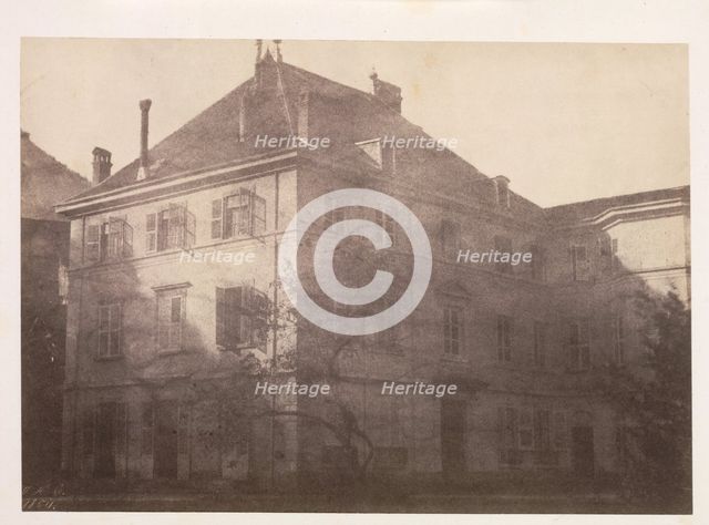 House in Pau, 1854. Creator: W.H.G. (French).