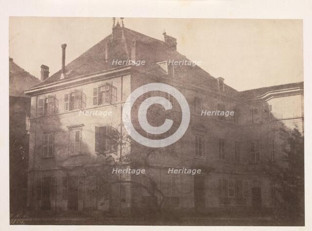 House in Pau, 1854. Creator: W.H.G. (French).