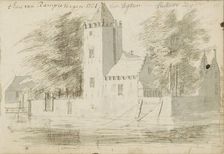 House in Rampenbosch Castle in Bergen, 1724. Creator: Abraham Meyling