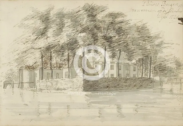 House in Rampenbosch Castle in Bergen, 1724. Creator: Abraham Meyling.