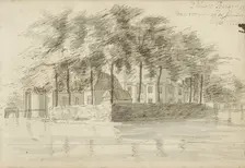 House in Rampenbosch Castle in Bergen, 1724. Creator: Abraham Meyling