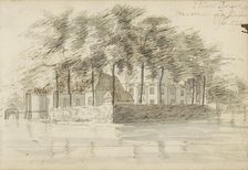 House in Rampenbosch Castle in Bergen, 1724. Creator: Abraham Meyling