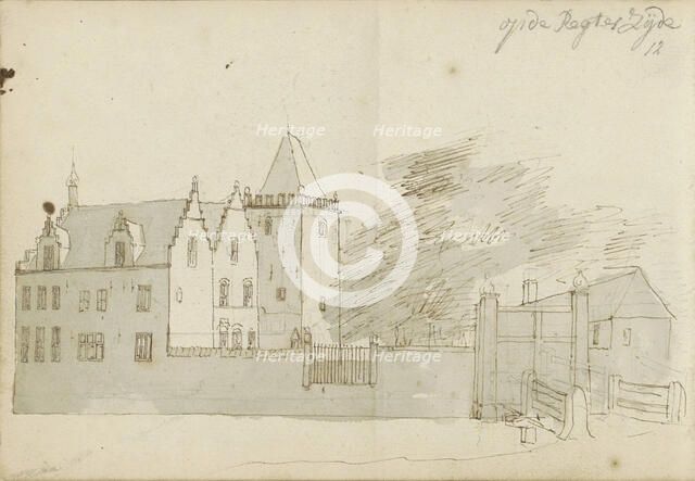 House in Rampenbosch Castle in Bergen, 1724. Creator: Abraham Meyling.