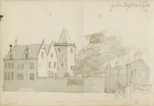 House in Rampenbosch Castle in Bergen, 1724. Creator: Abraham Meyling