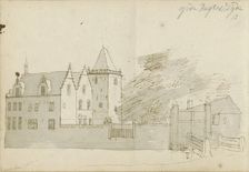 House in Rampenbosch Castle in Bergen, 1724. Creator: Abraham Meyling