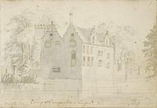 House in Rampenbosch Castle in Bergen, 1723. Creator: Abraham Meyling
