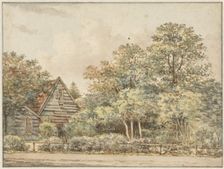 House in wooded area, 1830-1839. Creator: Pieter Ernst Hendrik Praetorius