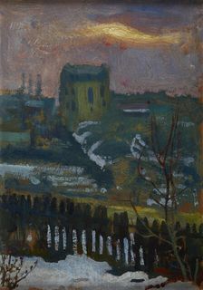 House in Winter, 1901. Creator: Jan Stanislawski