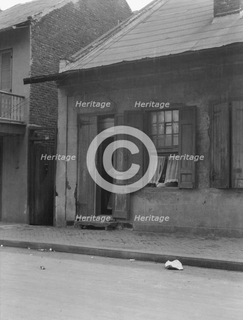 House in the French Quarter, New Orleans, between 1920 and 1926. Creator: Arnold Genthe.