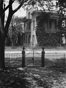House in the Garden District, New Orleans, between 1920 and 1926. Creator: Arnold Genthe