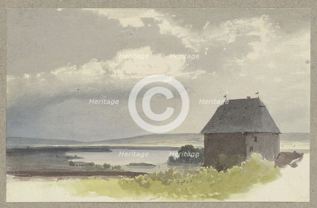 House in the Rheingau, c1844-1845. Creator: Carl Theodor Reiffenstein.