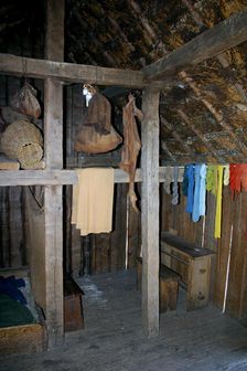 House interior, West Stow Country Park and Anglo-Saxon Village, Bury St Edmund's, Suffolk
