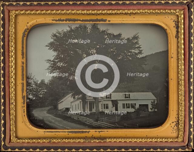 House on a Hillside, c. 1850. Creator: Unknown.