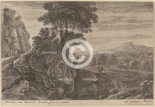 House on a Rock. Creator: Herman van Swanevelt.