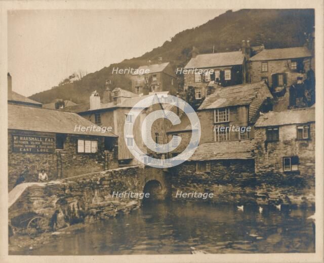 'House On Props - Polperro', 1927. Artist: Unknown.