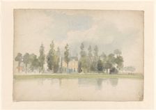 House on the Vliet in Voorburg, 1827-1897. Creator: Lodewijk Johannes Kleijn