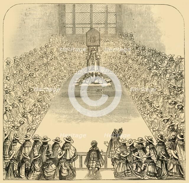 'House of Commons in 1623', (1881). Creator: Unknown.