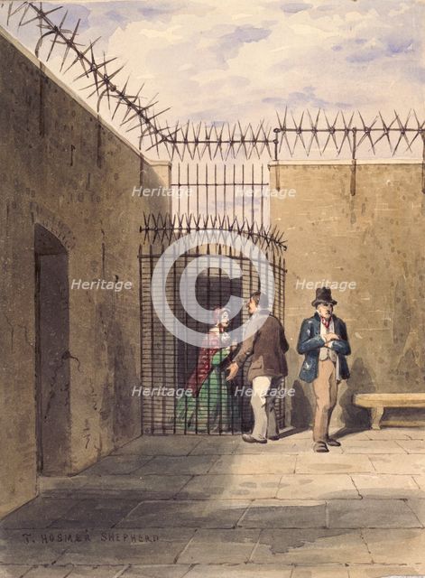 House of Correction, Clerkenwell, London, c1830. Creator: Thomas Hosmer Shepherd.