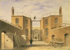 House of correction, Clerkenwell, London, c1850. Creator: Thomas Hosmer Shepherd