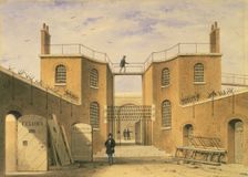 House of correction, Clerkenwell, London, c1850. Creator: Thomas Hosmer Shepherd