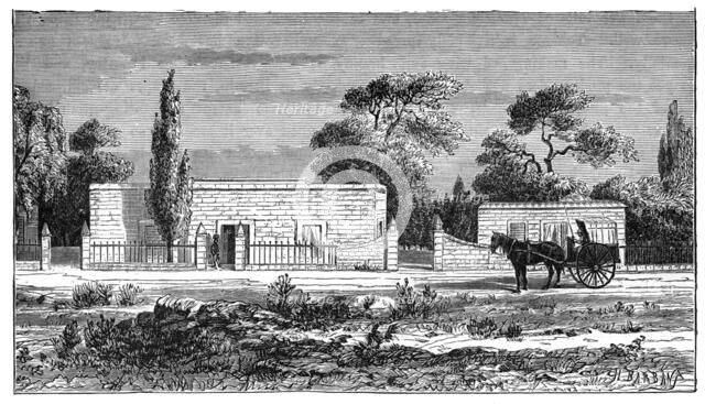 House of a rich Boer, South Africa, c1890. Artist: Unknown