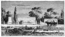 House of a rich Boer, South Africa, c1890