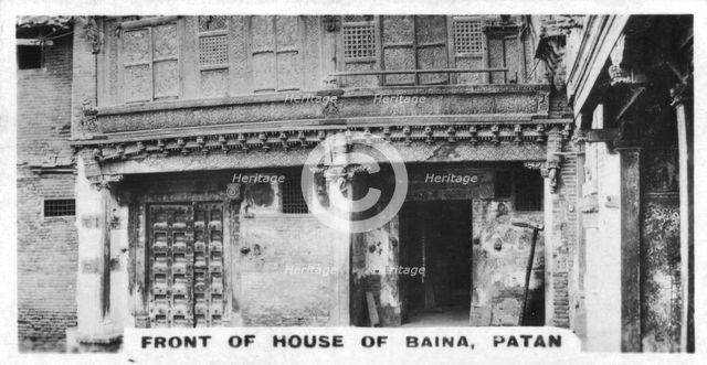 House of Baina, Patan, India, c1925. Artist: Unknown
