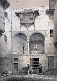 House of Beyt El-Tcheleby 19th century. Artist: Emile Prisse D'Avennes