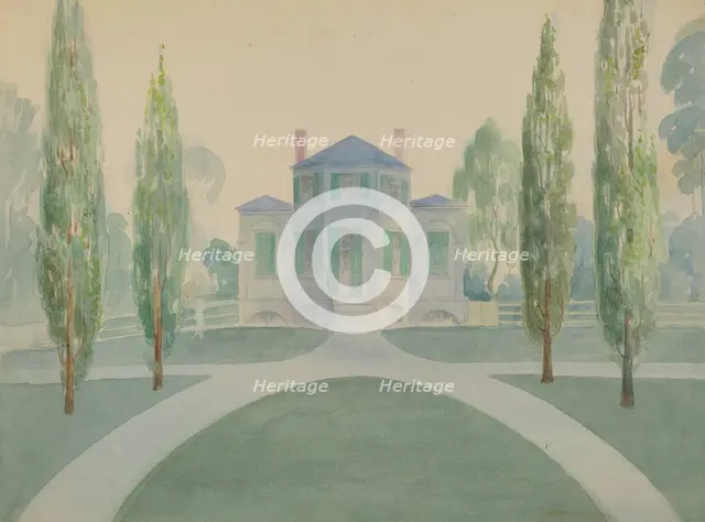 House of Benjamine C. Moore, c. 1936. Creator: Gladys Cook.
