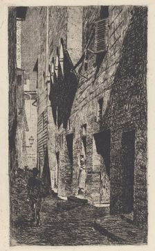 House of Dante da Castiglione [Casa di Dante da Castiglione], c. 1883. Creator: Telemaco Signorini