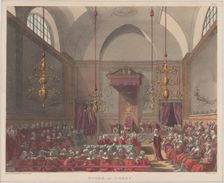 House of Lords, 1808., 1808. Creator: J. Bluck