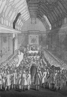House of Lords in the time of George II 1845