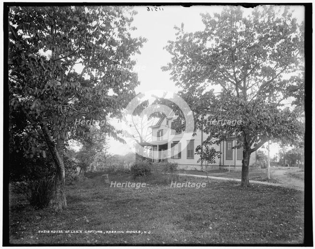 House of Lee's capture, Basking Ridge, N.J., between 1890 and 1901. Creator: Unknown.