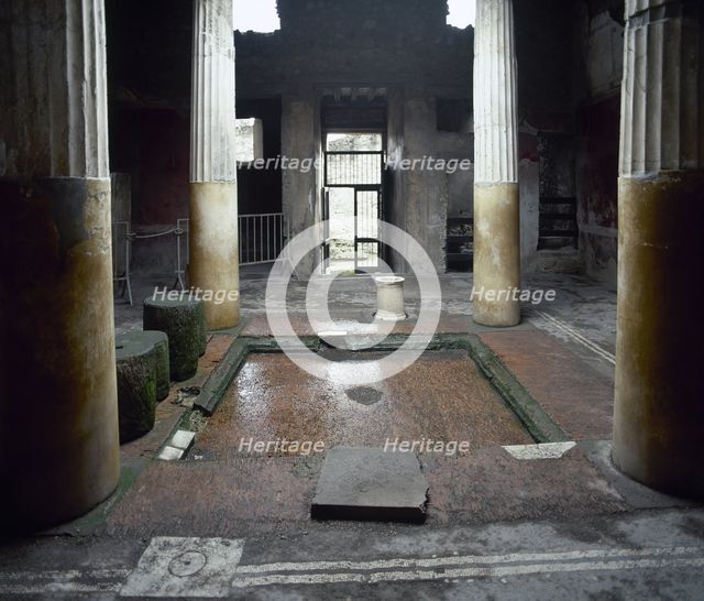 House of Lucius Ceius Secondus or House of the Ceii, Way of Abundance, Pompeii, Italy, 1st cent. Creator: LTL.