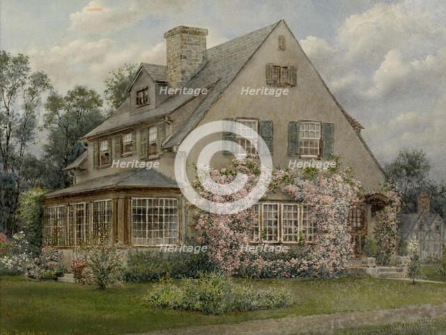 House of Max Brodel in Guilford, Baltimore, 1918. Creator: Max Brodel.