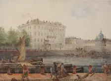 House of M.D. Tarasova at the embankment of Fontanka, 1861