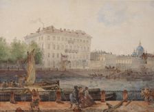 House of M.D. Tarasova at the embankment of Fontanka, 1861