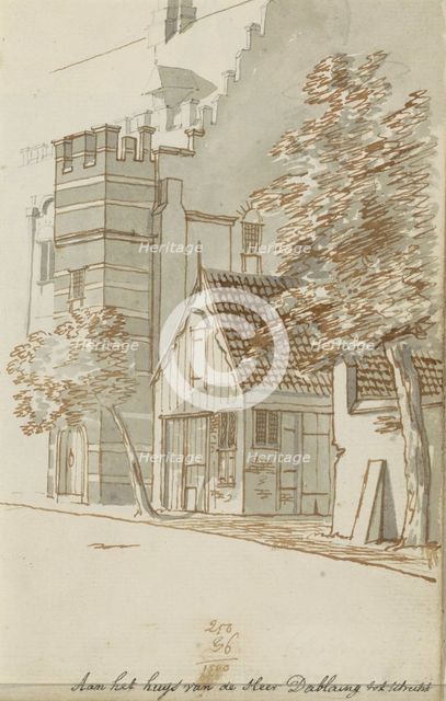 House of Mr. D'Ablaing at the Bisschopshof in Utrecht, c.1783-c.1797. Creator: Johannes Huibert Prins.