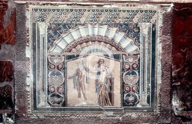 House of Neptune and Amphitrite mosaic, Roman, Herculaneum, c69. Artist: Unknown
