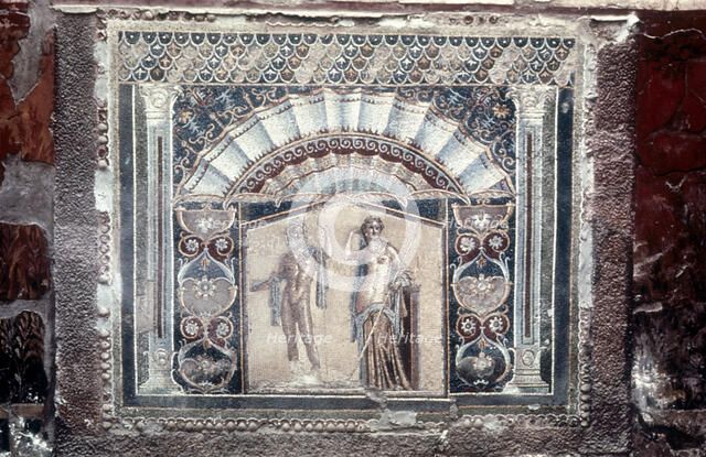 House of Neptune and Amphitrite mosaic, Roman, Herculaneum, c69. Artist: Unknown