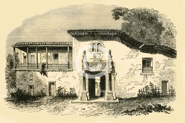 'House of Pizarro, Cuzco', 1890.   Creator: Unknown.