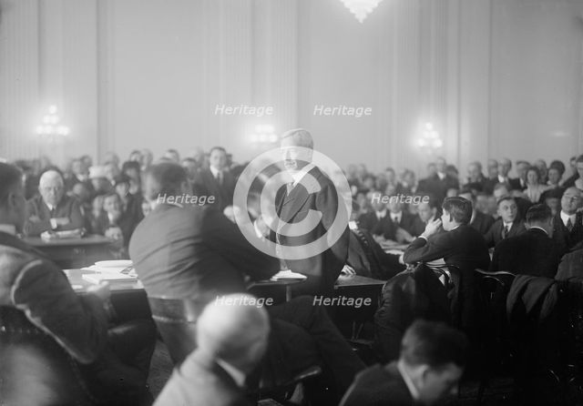 House of Representatives Committees - Committee To Investigate The Alleged Divulgence..., 1917. Creator: Harris & Ewing.