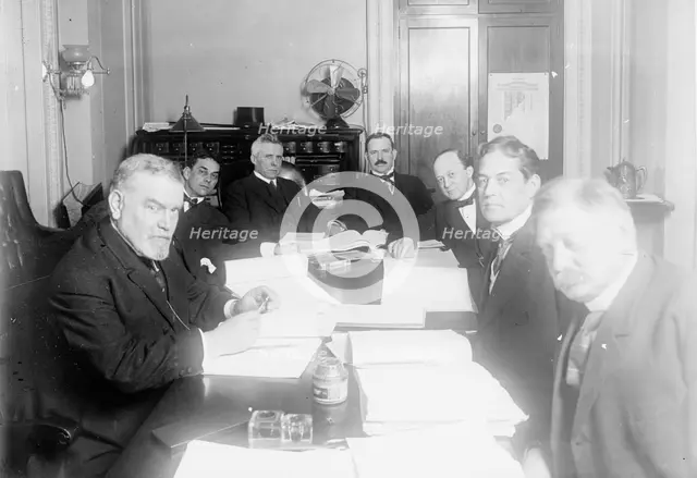 House of Representatives Committees - Joint Committee On Banking And Currency..., 1913. Creator: Harris & Ewing.