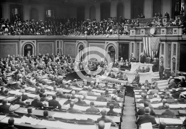 House of Reps. in Session, between c1910 and c1915. Creator: Bain News Service.