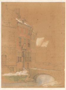 House of tanners in Maastricht, 1839. Creator: Alexander Schaepkens