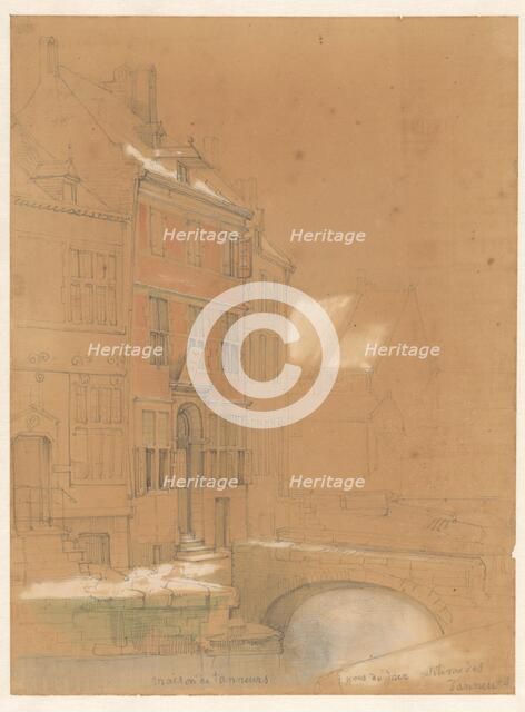 House of tanners in Maastricht, 1839. Creator: Alexander Schaepkens.