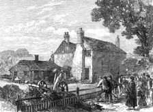 House of the family murdered at Denham, near Uxbridge, 1870. Creator: Unknown