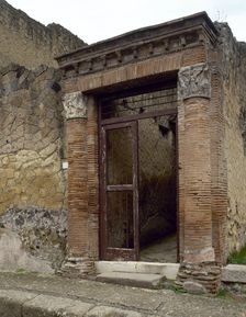 House of the Great Portal, Lower Decumanus, Herculaneum, Italy, 2002. Creator: LTL