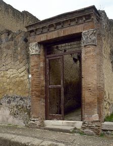 House of the Great Portal, Lower Decumanus, Herculaneum, Italy, 2002. Creator: LTL